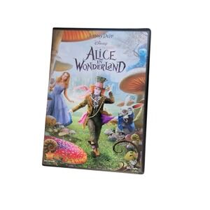 Disney Alice In Wonderland DVD 1 Disc Johnny Depp Tim‎ Burton New